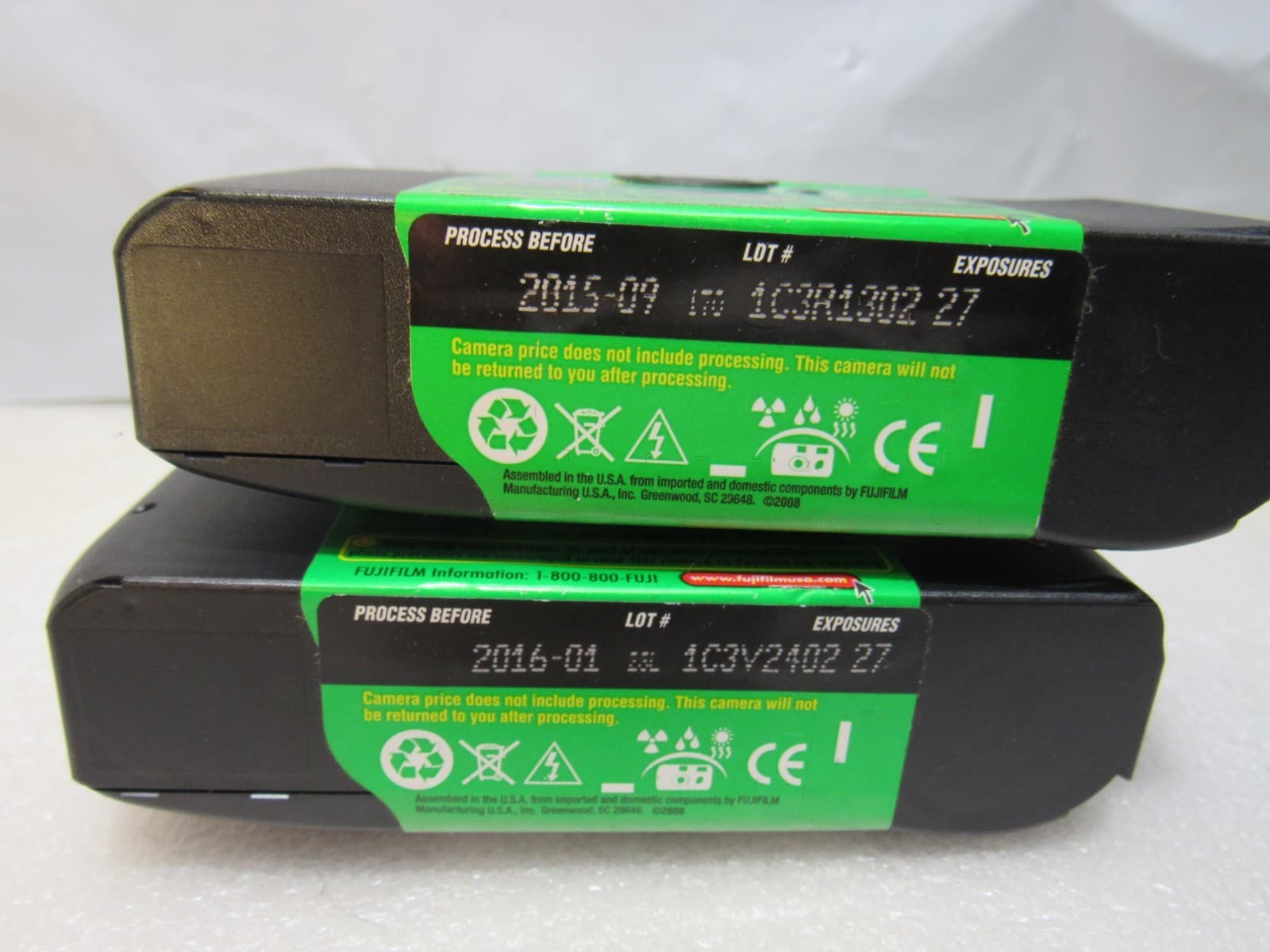 2 Vintage FUJIFILM QuickSnap Flash Camera 54 Exposure New Exp 2015 2016 (V56M) - Thumbnail 3