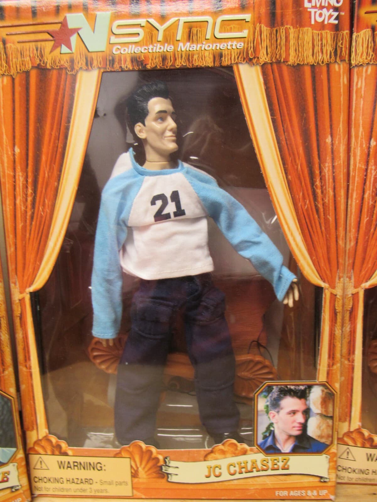 3 NSYNC Collectible Marionette Dolls Living Toyz Action Figures Vintage (K) - Thumbnail 3