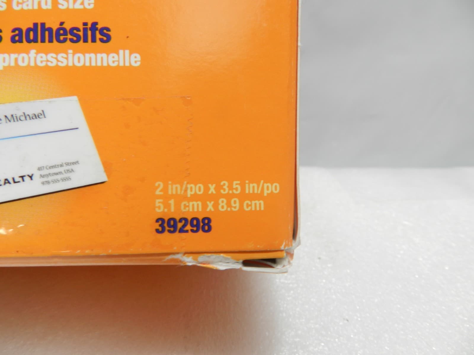 Staples Business Card Size Adhesive Magnets 2"x3.5" (5.1x8.9cm) 100ct 39298 F1K - Thumbnail 7