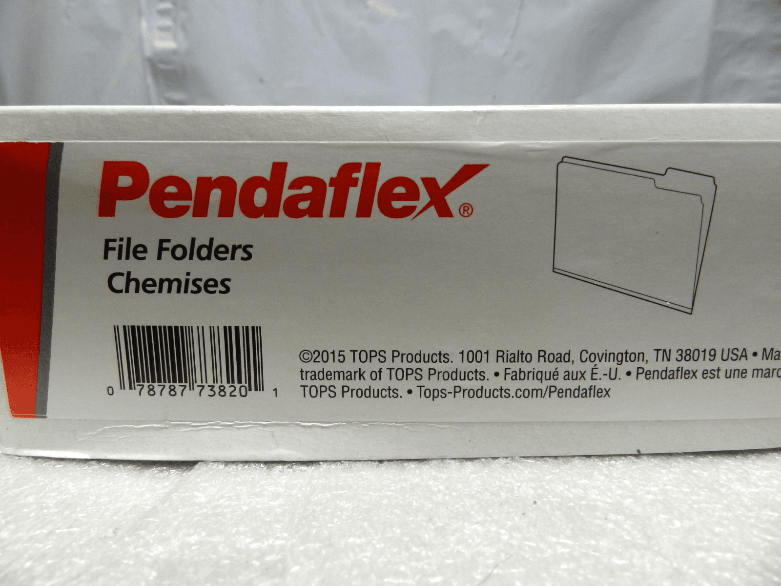 Pendaflex File Folder, 1/3-Cut Tab Legal Size Manila, 100/Box (753 1/3-3) (B27K - Thumbnail 4