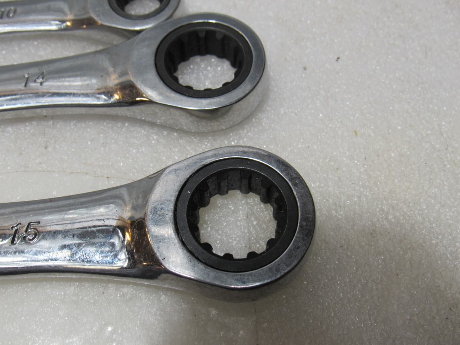 13 PC DURALAST SAE & mm COMBINATION WRENCH Flex Head Ratchet Mixed Set (J42K) - Thumbnail 10