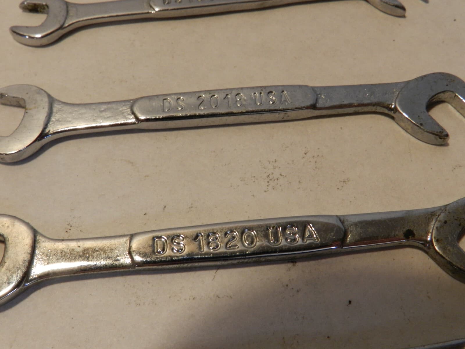 Snap On 6 PC Open End Ignition Wrench Set DS 2224 2422 1820 2018 1516 1615 i71 - Thumbnail 3