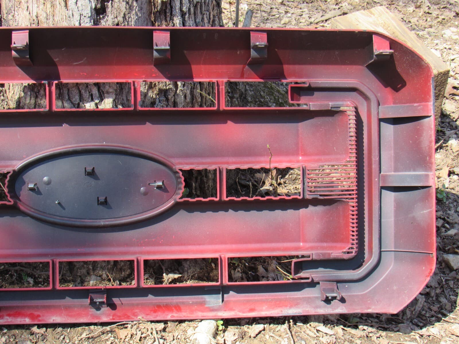 11-16 F250 Super Duty Front End Grille Grill Panel Bars RED OEM Factory W65JK - Thumbnail 6
