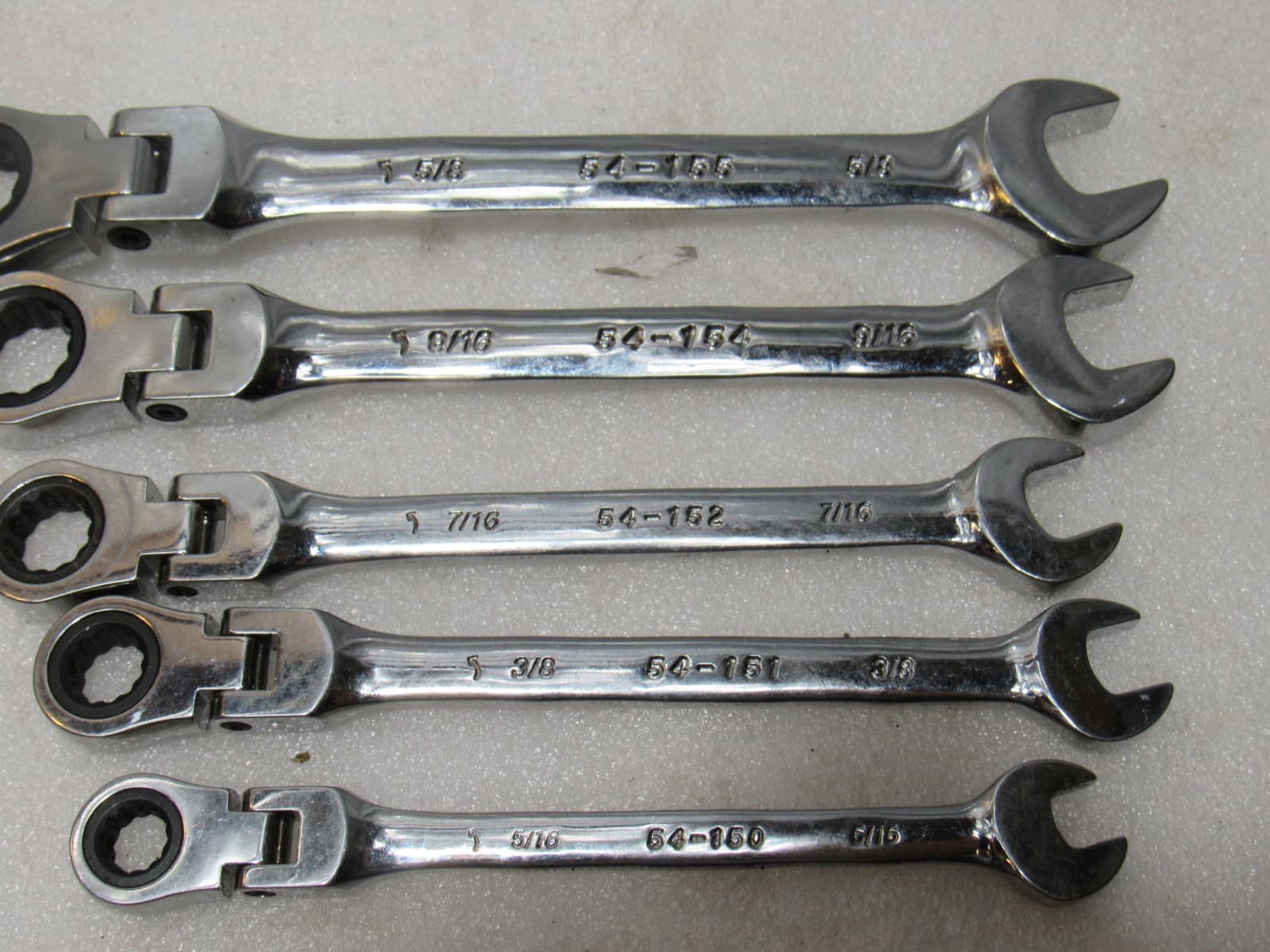 13 PC DURALAST SAE & mm COMBINATION WRENCH Flex Head Ratchet Mixed Set (J42K) - Thumbnail 15
