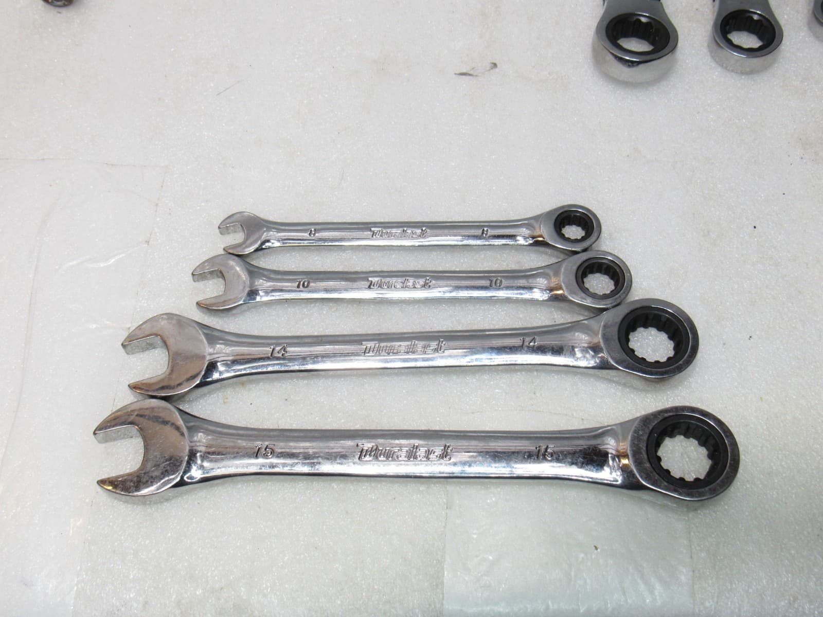 13 PC DURALAST SAE & mm COMBINATION WRENCH Flex Head Ratchet Mixed Set (J42K) - Thumbnail 9
