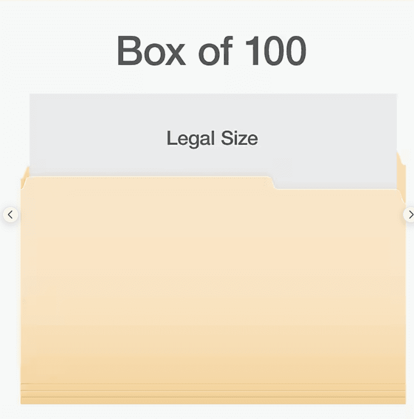 Pendaflex File Folder, 1/3-Cut Tab Legal Size Manila, 100/Box (753 1/3-3) (B27K - Thumbnail 7