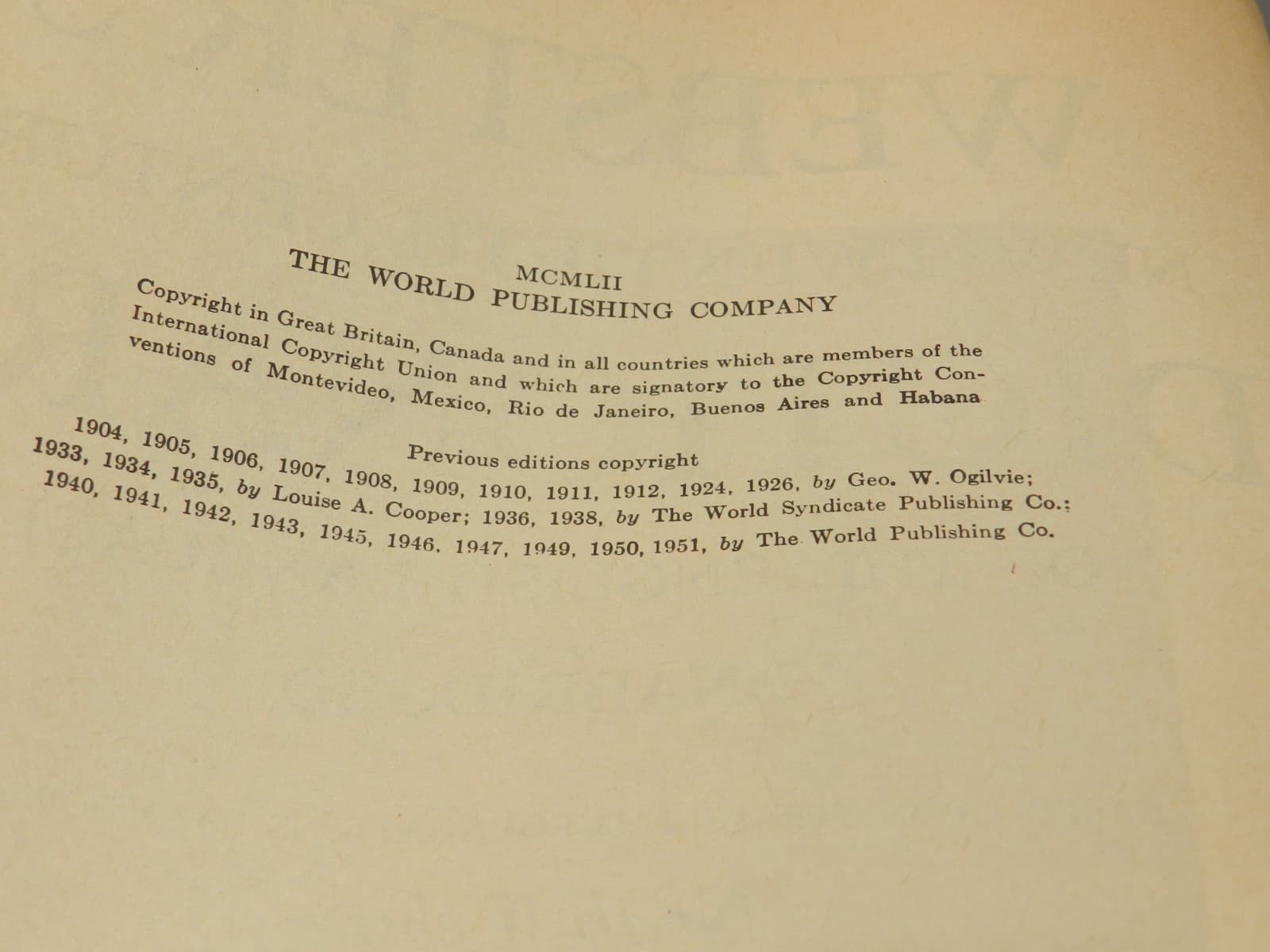1965 Websters New 20th Century Dictionary of English Language Unabridged B30K - Thumbnail 9