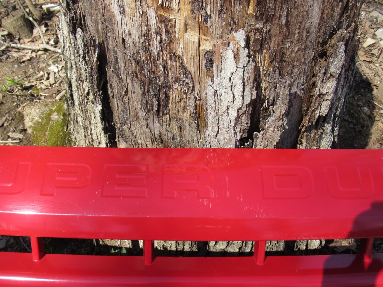 11-16 F250 Super Duty Front End Grille Grill Panel Bars RED OEM Factory W65JK - Thumbnail 2