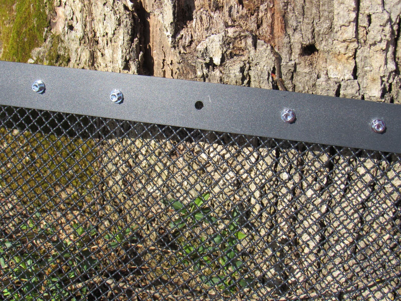 Ford F-250 Super Duty 11-16 1-Pc Rivet Style Black Mesh Main Grille W66JK - Thumbnail 3