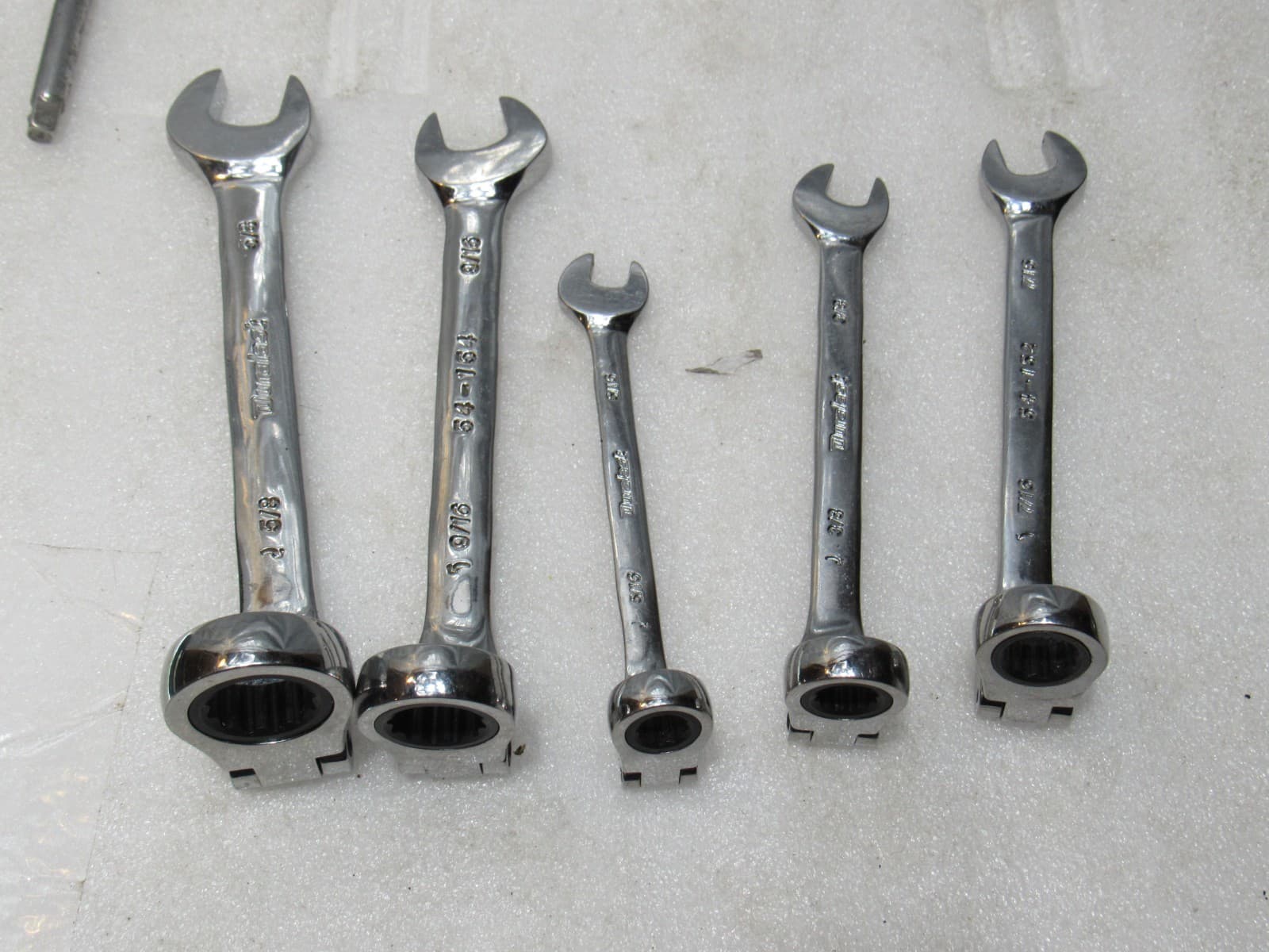 13 PC DURALAST SAE & mm COMBINATION WRENCH Flex Head Ratchet Mixed Set (J42K) - Thumbnail 16