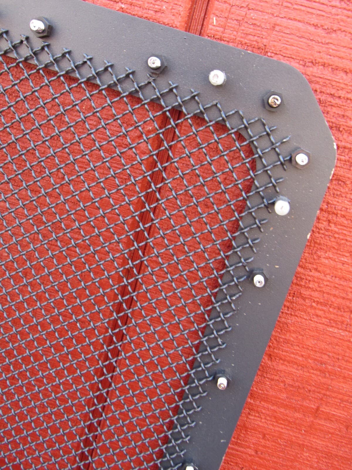 Ford F-250 Super Duty 11-16 1-Pc Rivet Style Black Mesh Main Grille W66JK - Thumbnail 5