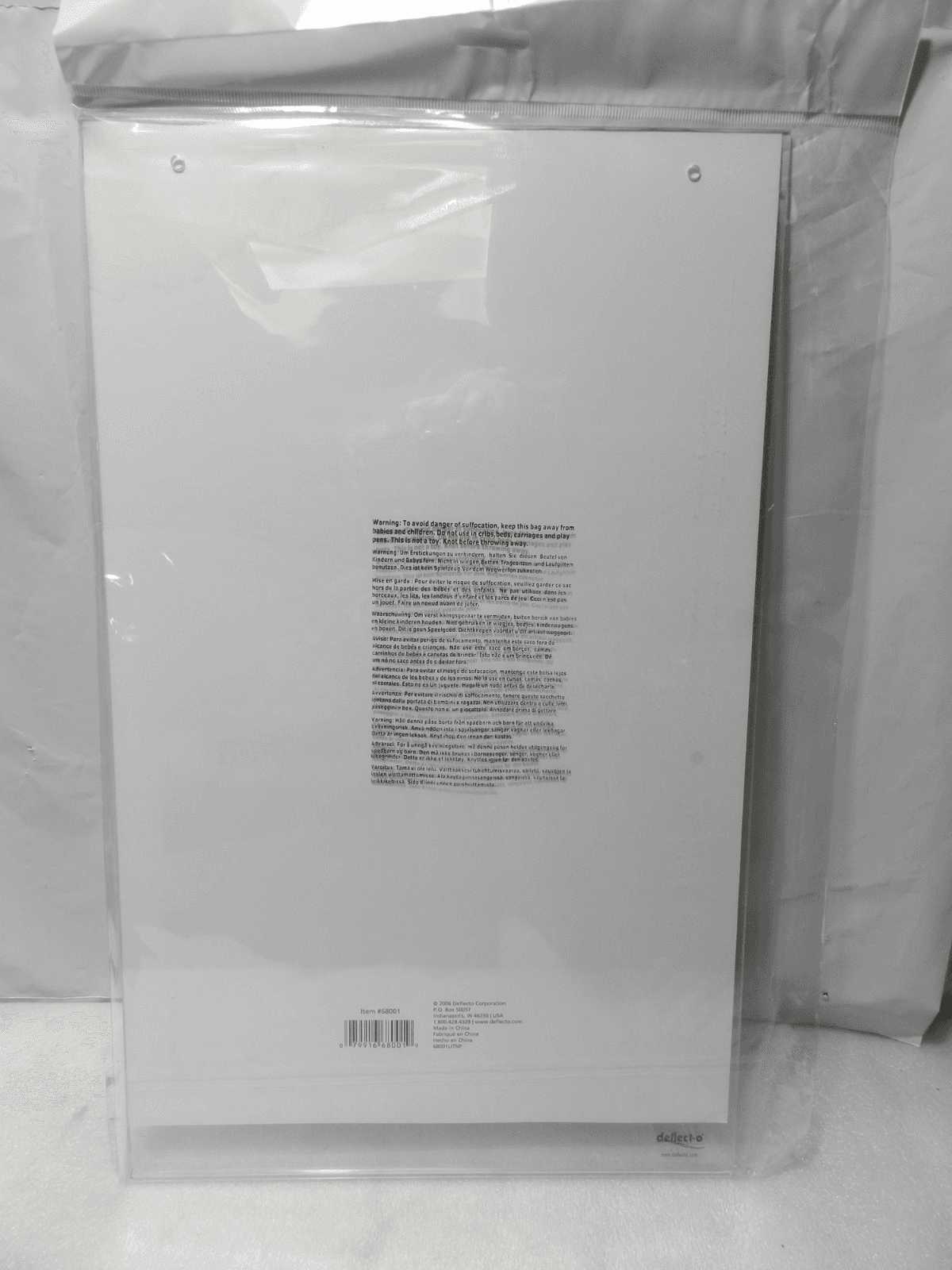 Deflecto Image Document Holder 11" x 17" Vertical Wall Mounted Clear Plastic B34 - Thumbnail 3