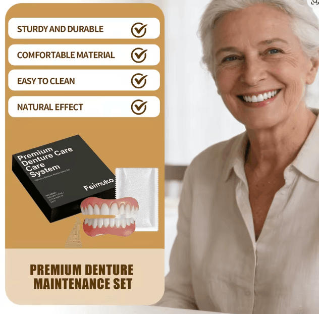 Feimuko Adaptable Individually Fitted Functional False Teeth (L12K) - Thumbnail 4