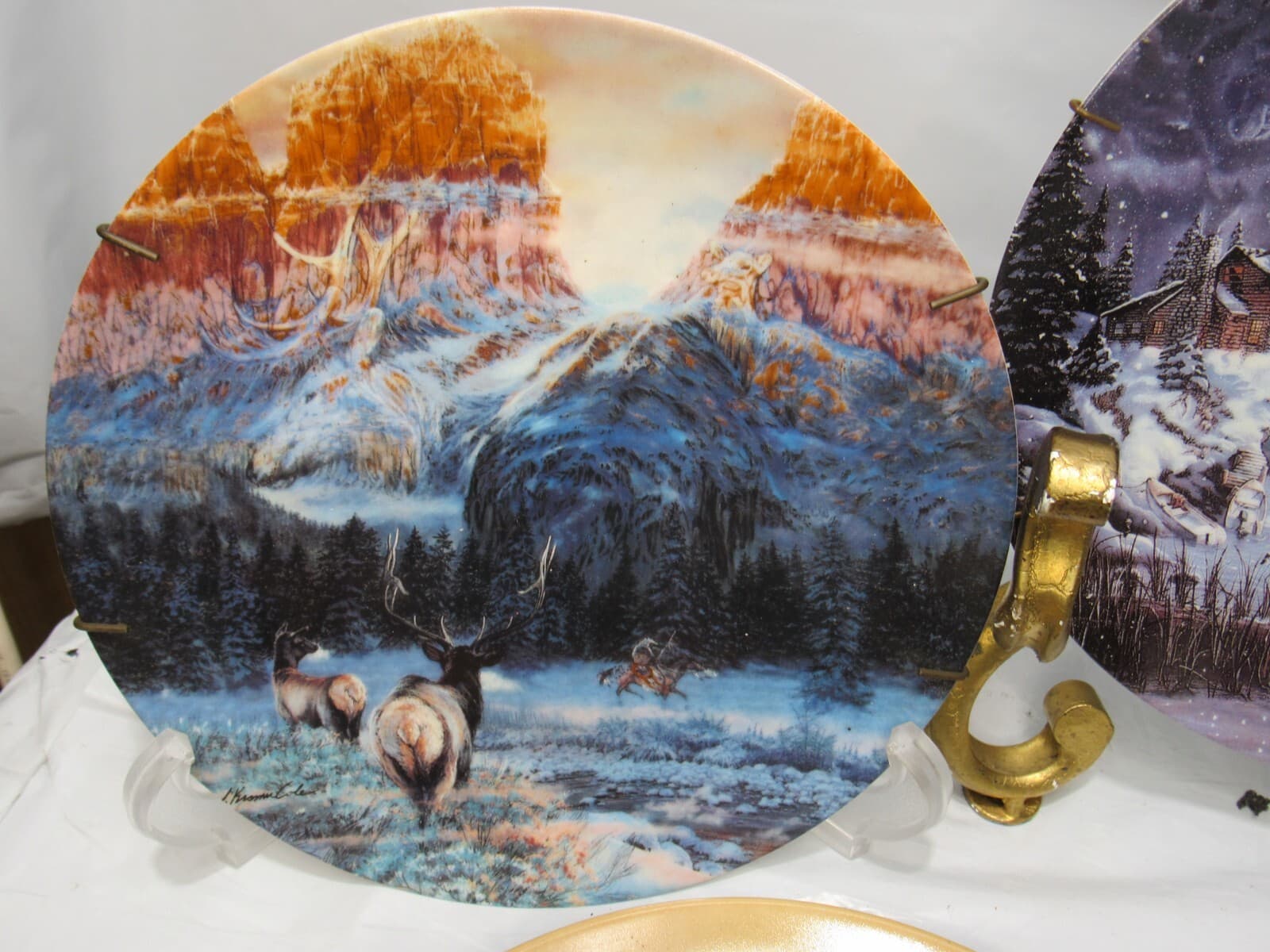 Julie Kramer Cole 1992 The Faces Of Nature Plates W.S. George (P39M) - Thumbnail 2