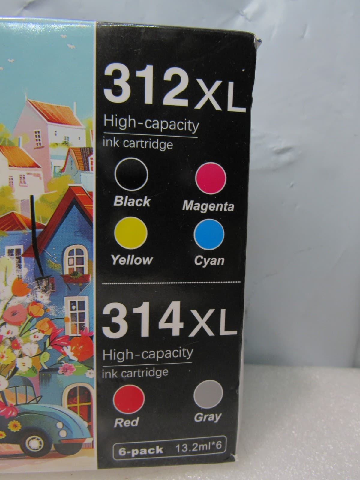 KNEODIO Compatible High-Yield Ink Cartridges 6Pk Replacement Photo XP-15000 J45K - Thumbnail 2