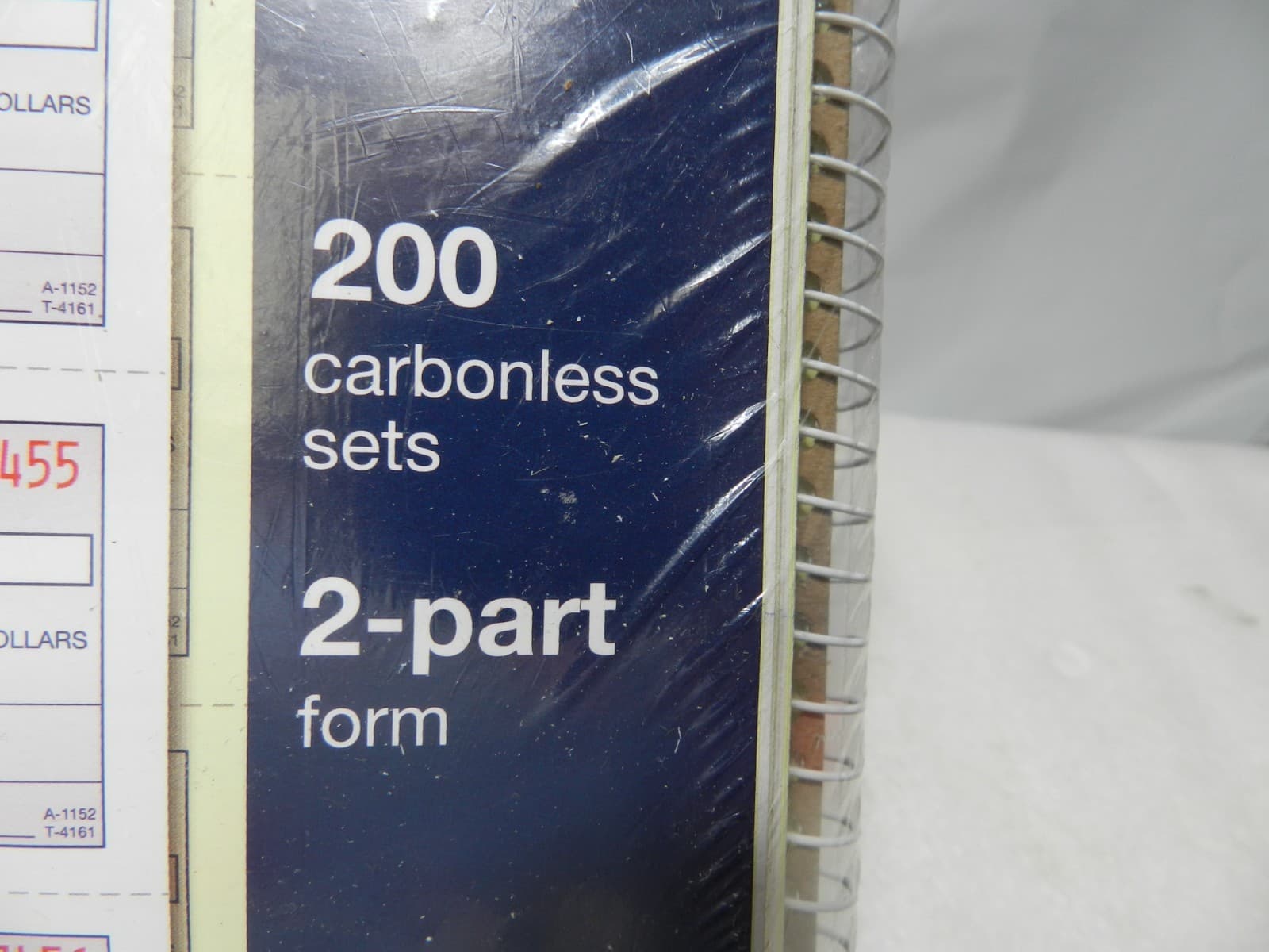 Adams SC1152 Carbonless Receipt Book 5 1/4" x 11" 2-Part - 5 NEW BOOKS (L9K) - Thumbnail 6