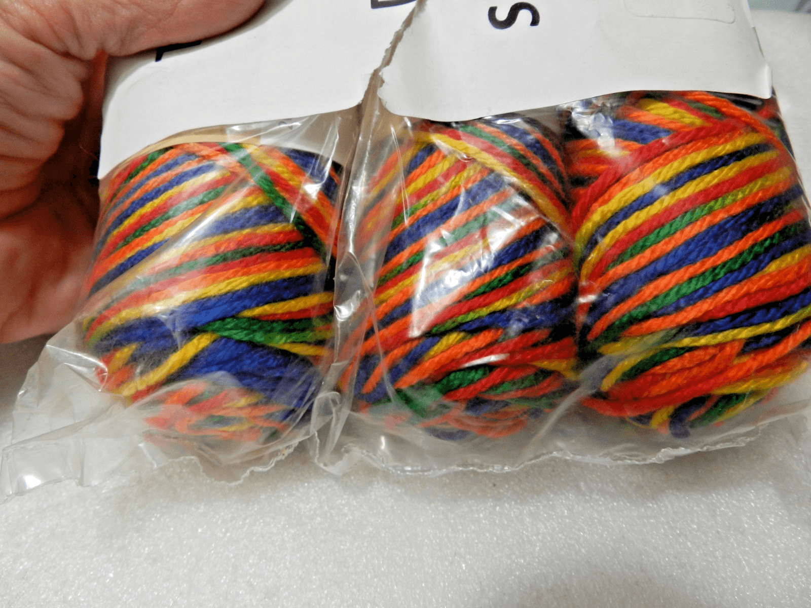 3 Caron Simply Soft Paints Yarn RAINBOW BRIGHT Red Yellow Blue Orange Green L8K - Thumbnail 4