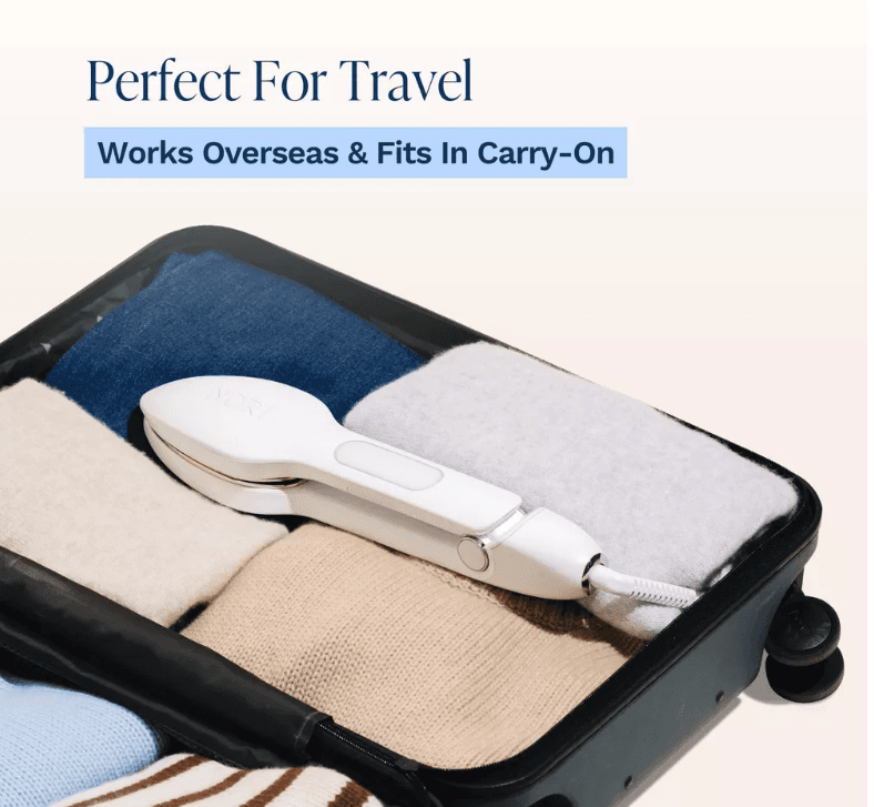 Nori Press Handheld Steam Iron - White 3 in 1 Iron - Press - Steam Portable Y64K - Thumbnail 6