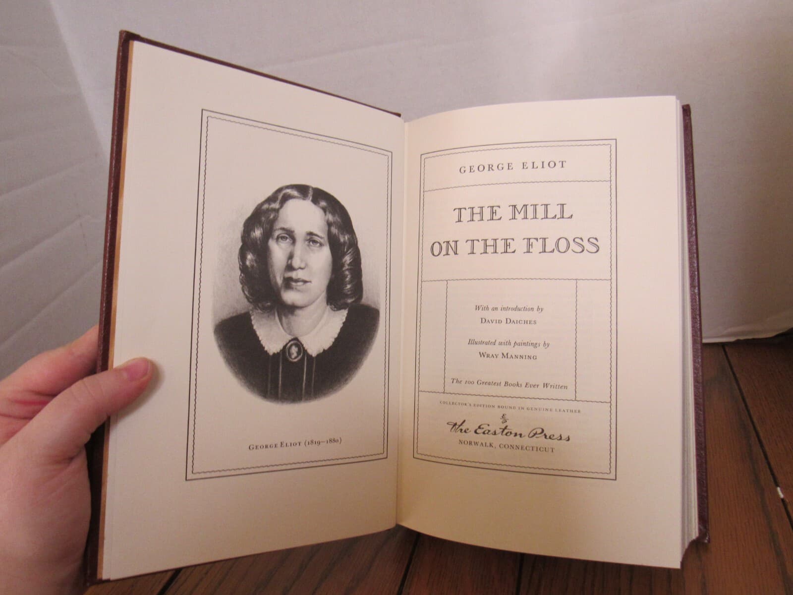 The Mill on the Floss by George Eliot Easton Press 1980 Hardcover Leather B53K - Thumbnail 4