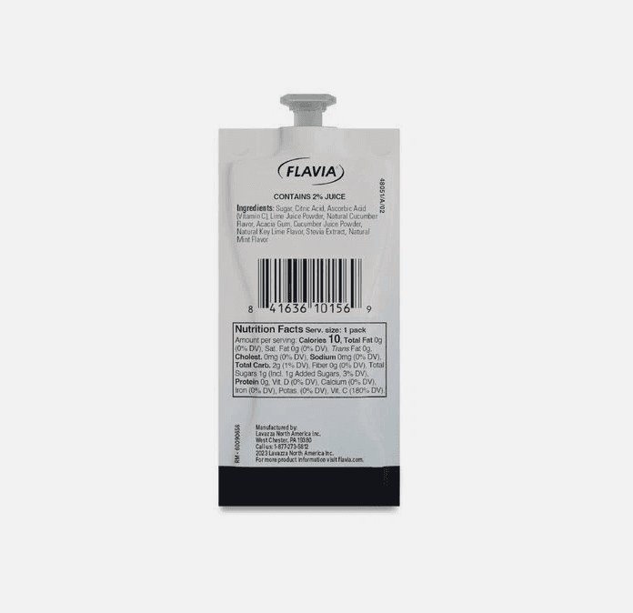 Flavia Cucumber Lime Mint Infused Water Freshpack, 100/Carton 10/25 Y69K - Thumbnail 3