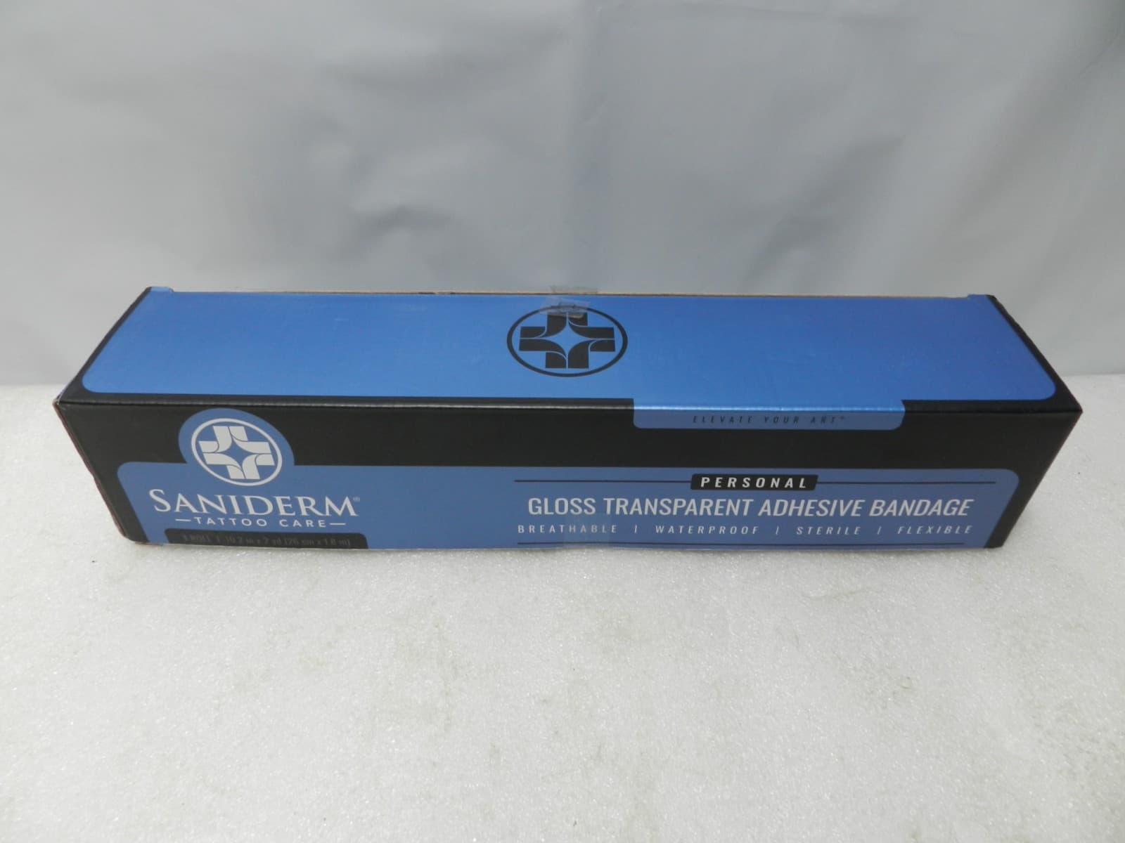 Saniderm Flex Tattoo Aftercare Bandage (New) 10.2 in x 2 yd, Transparent (L18K) - Thumbnail 12