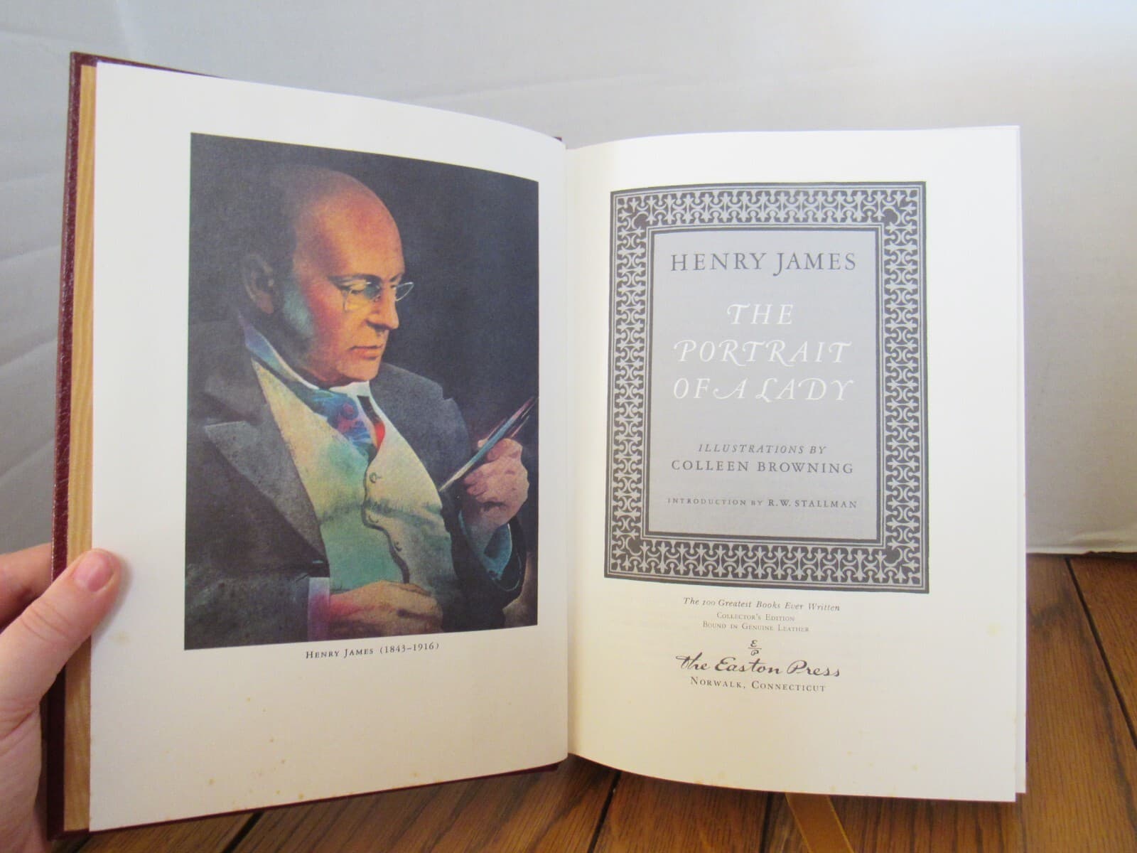 THE PORTRAIT OF A LADY Henry James Easton Press Leather Hard cover B50K - Thumbnail 3