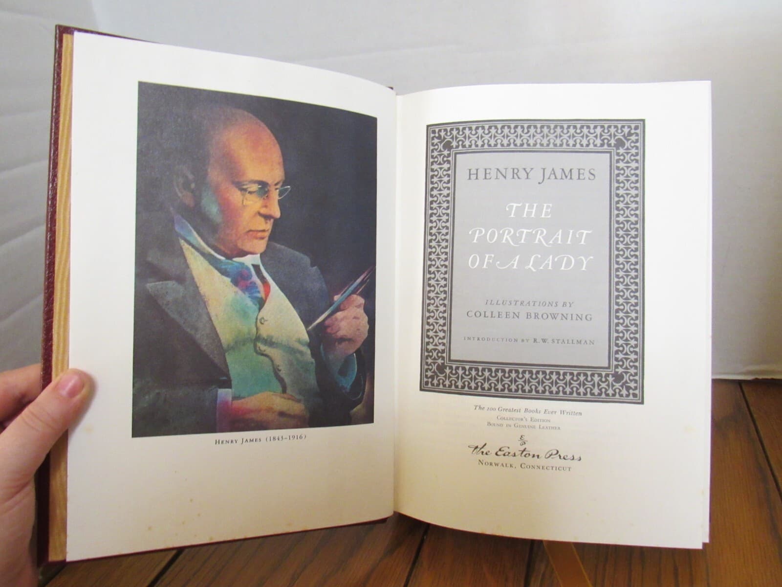 THE PORTRAIT OF A LADY Henry James Easton Press Leather Hard cover B50K - Thumbnail 4