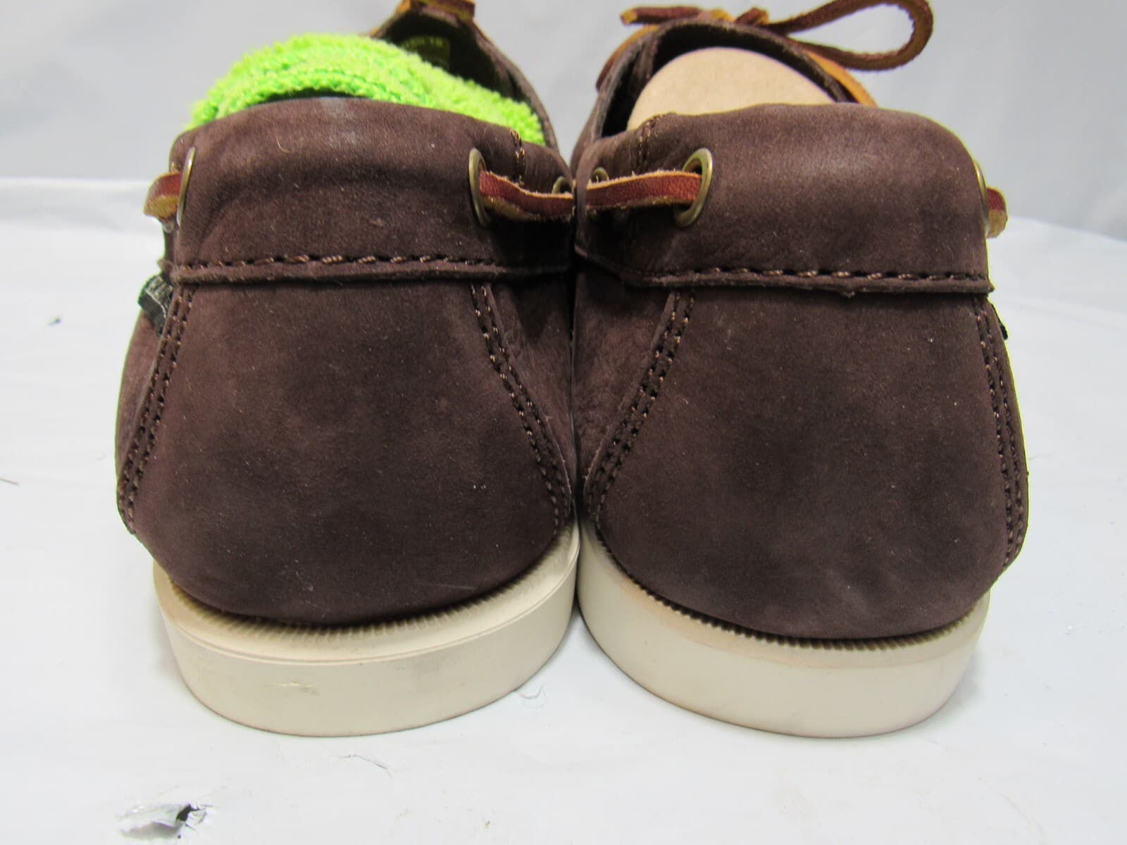 Eastland Yarmouth Dark Brown Leather Boat Shoes Mens Size 9 D (P47K) - Thumbnail 3