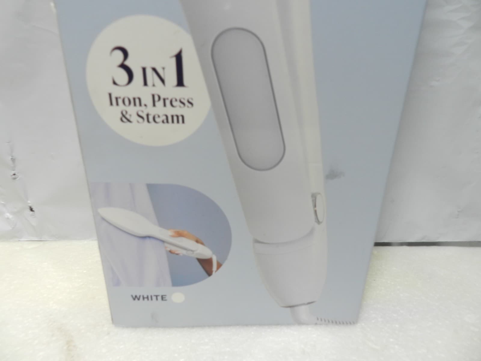 Nori Press Handheld Steam Iron - White 3 in 1 Iron - Press - Steam Portable Y64K - Thumbnail 8