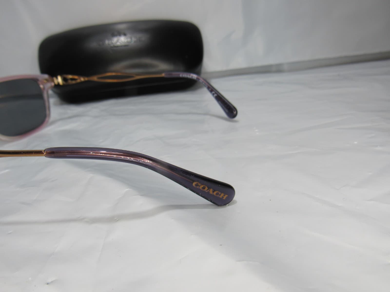 Coach Womens HC6172 Eyeglasses Sunglasses 52/16/140 Gradient Transparent Violet - Thumbnail 5