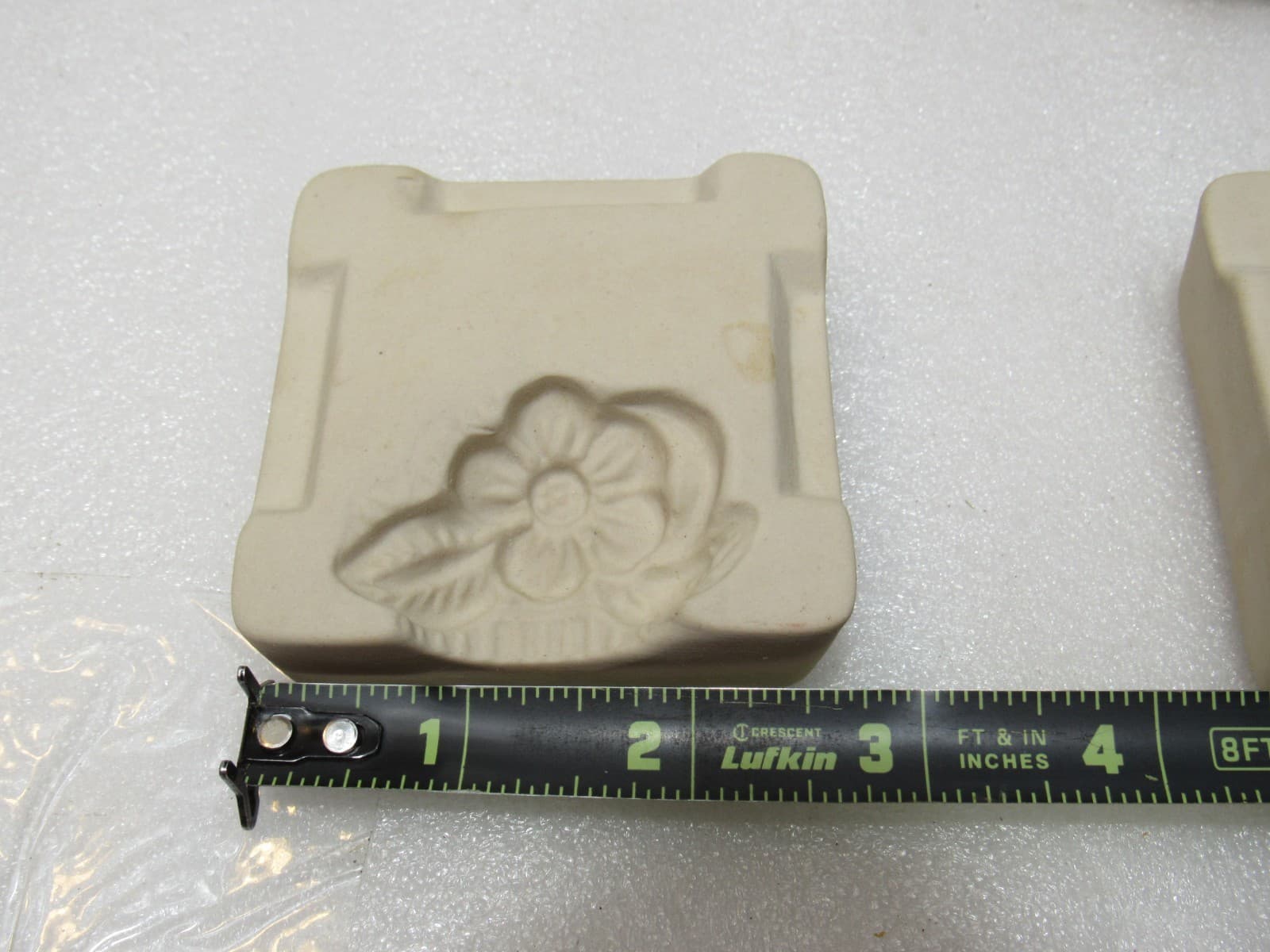 VTG Jareen Edible Compliments Floral Basket Porcelain Mold Butter Chocolate F11K - Thumbnail 4
