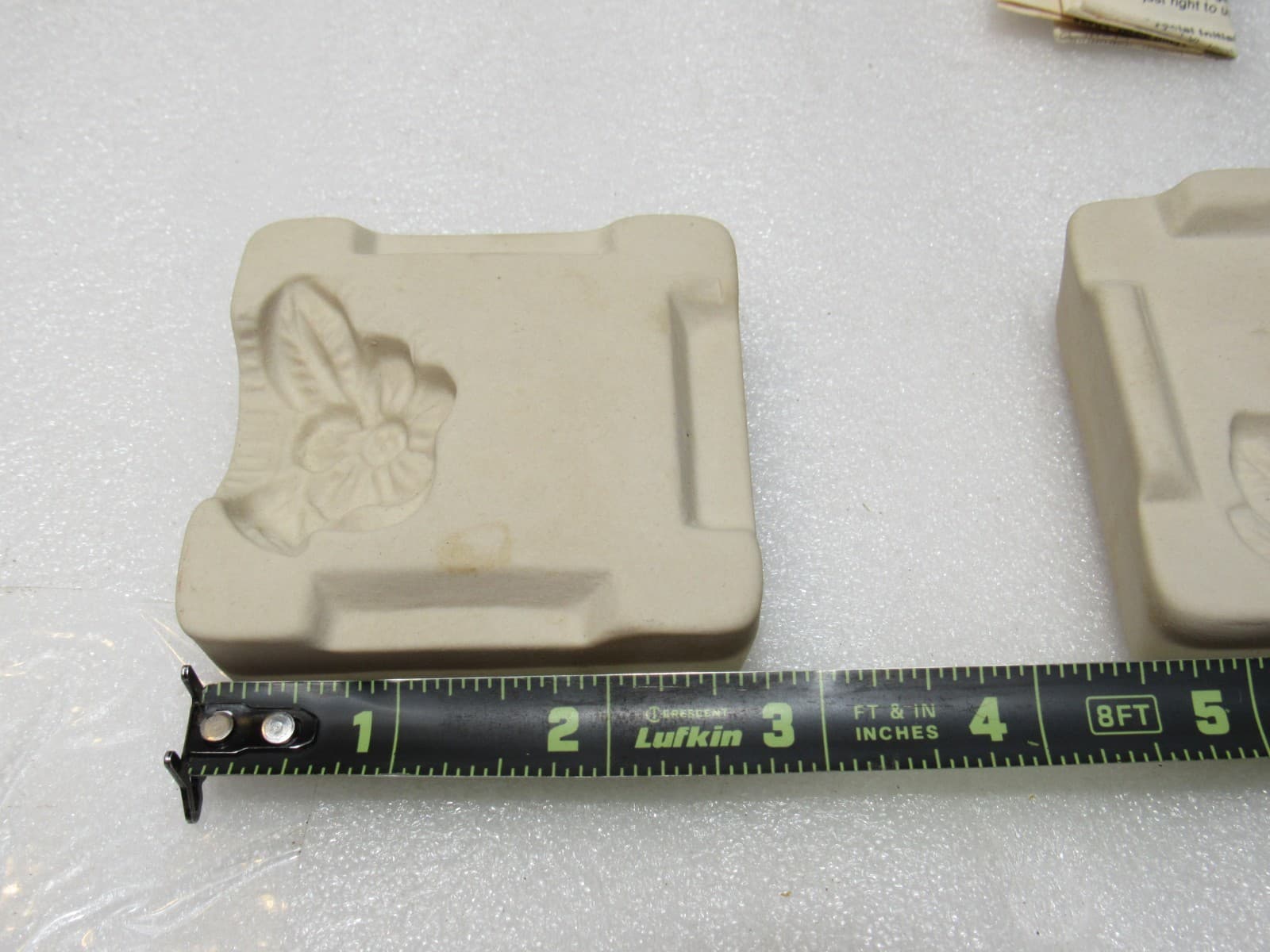 VTG Jareen Edible Compliments Floral Basket Porcelain Mold Butter Chocolate F11K - Thumbnail 5