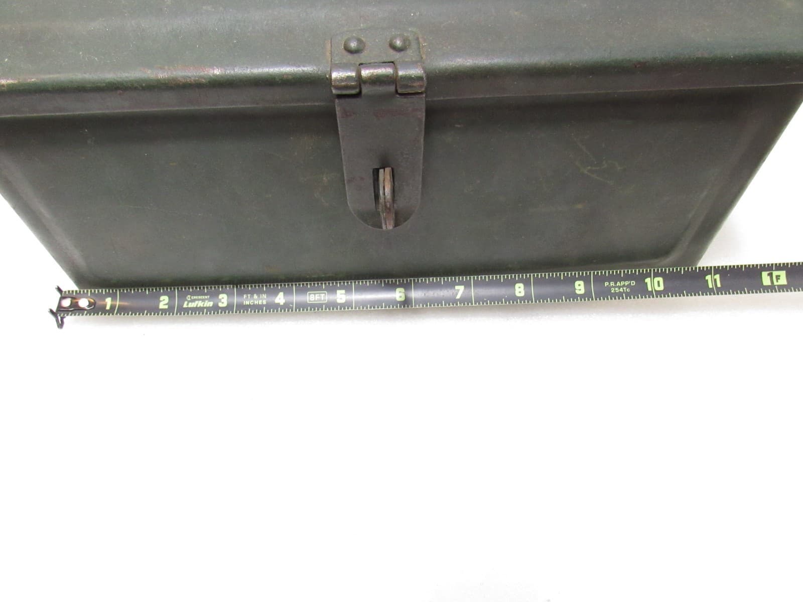 Vintage Antique Original Embossed Green Fordson Tractor Tool Box (F12JJ) - Thumbnail 16