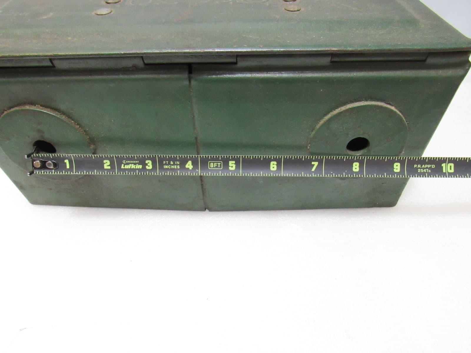 Vintage Antique Original Embossed Green Fordson Tractor Tool Box (F12JJ) - Thumbnail 17
