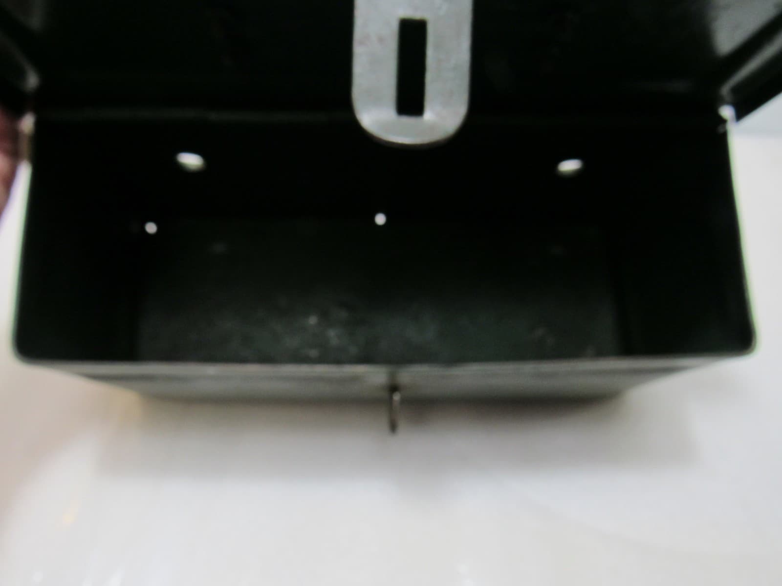 Vintage Antique Original Embossed Green Fordson Tractor Tool Box (F12JJ) - Thumbnail 10