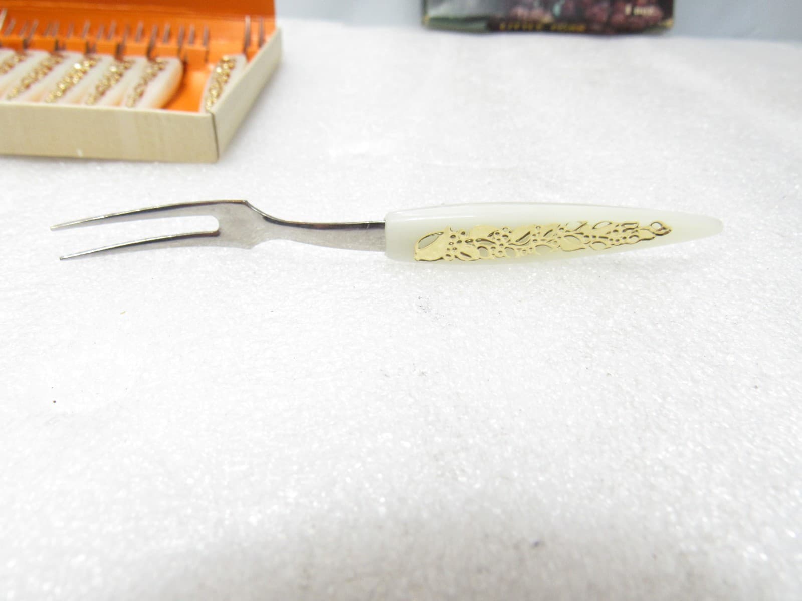 Vintage Little Forks 1 Dozen Cocktail Hors D'oeuvres Canape Appetizer (F10J) - Thumbnail 3