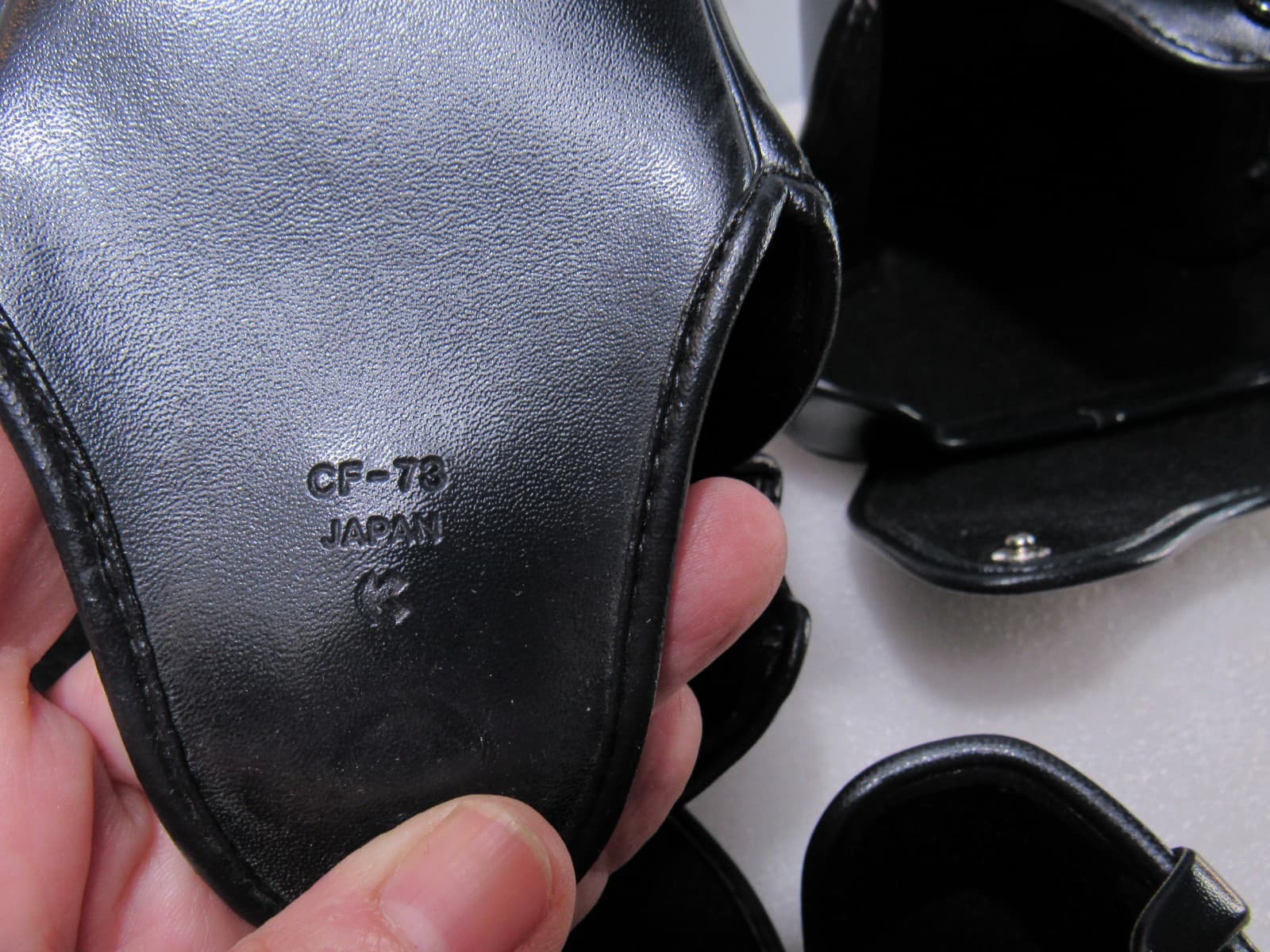 Vintage Minolta CF-70 & CF73 Black Leather Camera Case (F9J) - Thumbnail 7