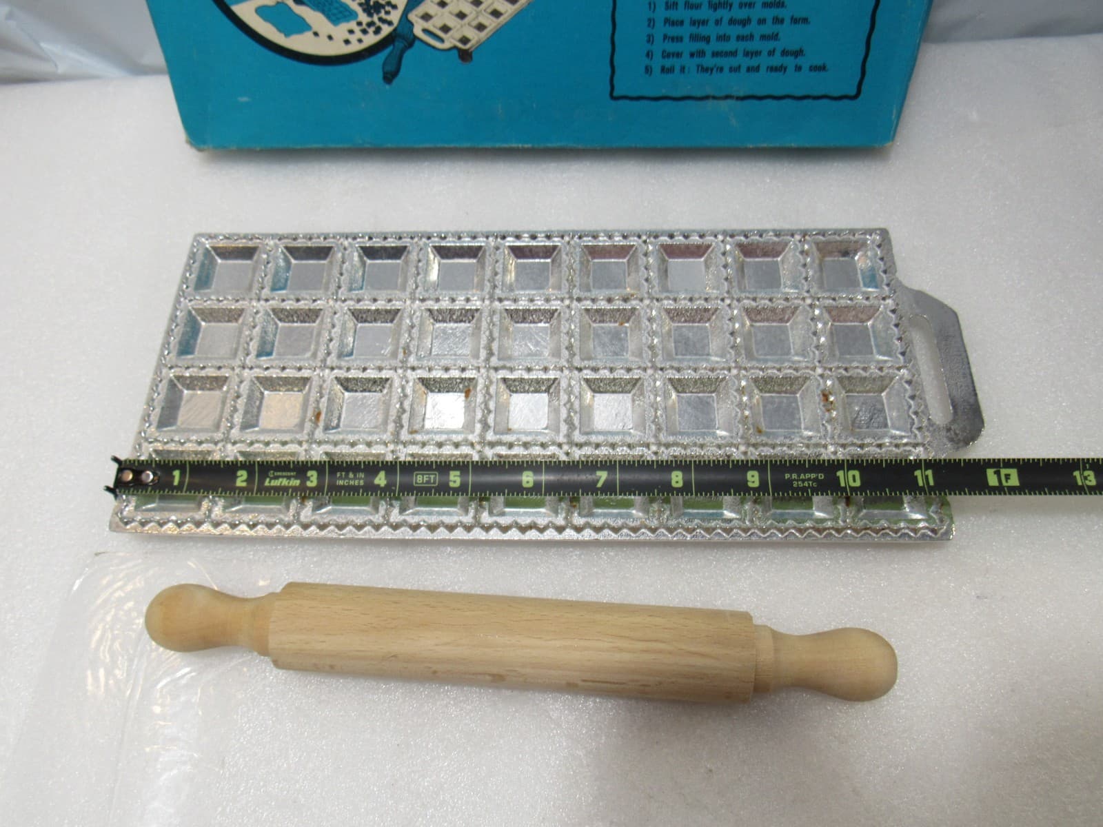 Vintage Mold for 36 Ravioli Set Made in Italy (f16J) - Thumbnail 4