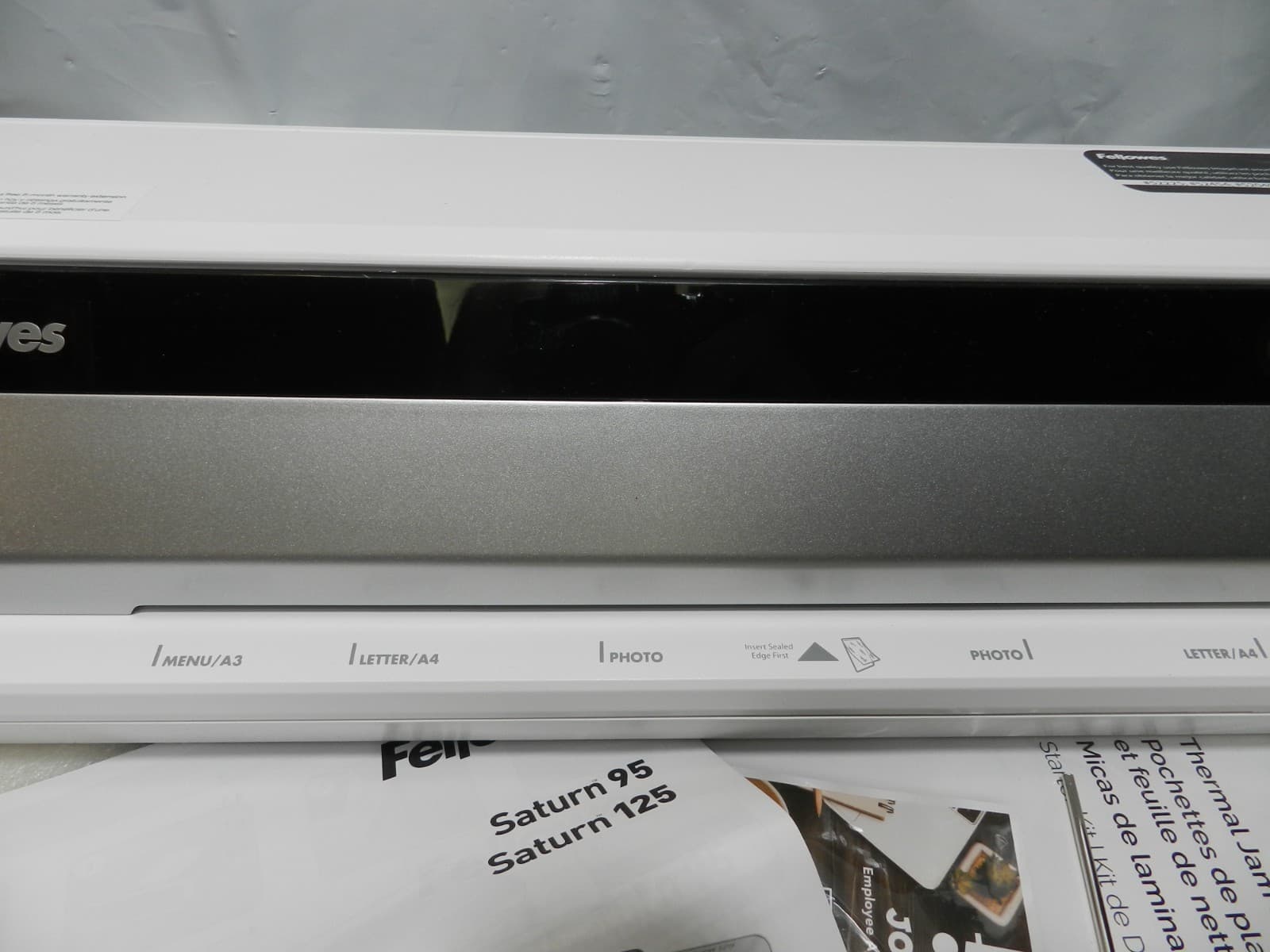 Fellowes Saturn 125 Thermal & Cold Laminator, 12.5" Width, White (5736601) Y74K - Thumbnail 6