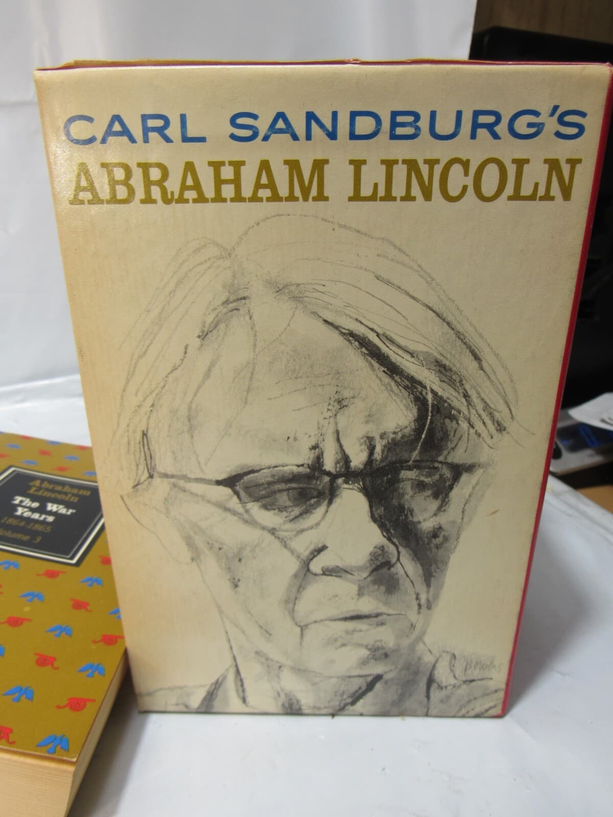 Carl Sandburg's Abraham Lincoln 3 Volume Paperback Set 1968 Dell (P57K) - Thumbnail 4