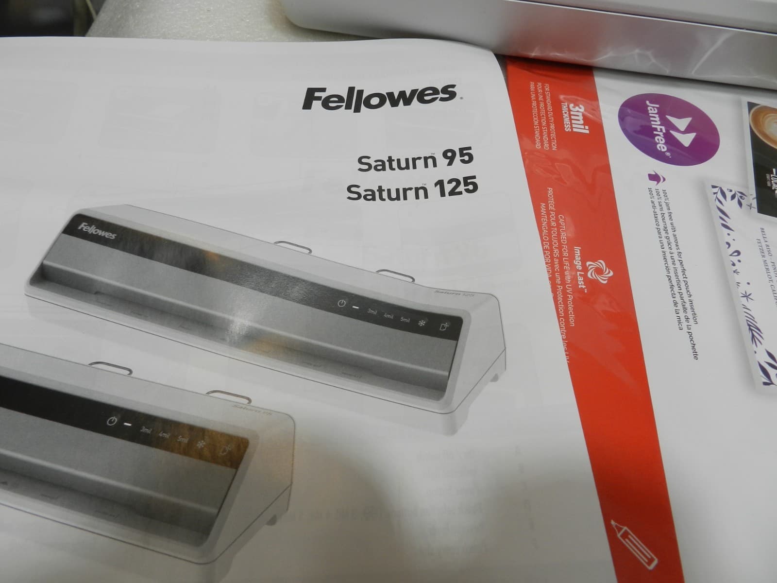 Fellowes Saturn 125 Thermal & Cold Laminator, 12.5" Width, White (5736601) Y74K - Thumbnail 8