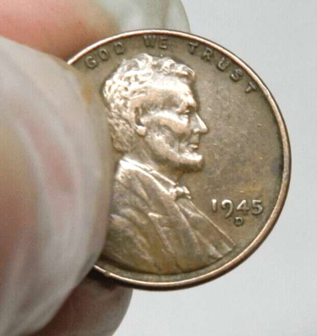 1945 D Lincoln Wheat Cent Circulated Ungraded (M26K) - Thumbnail 5
