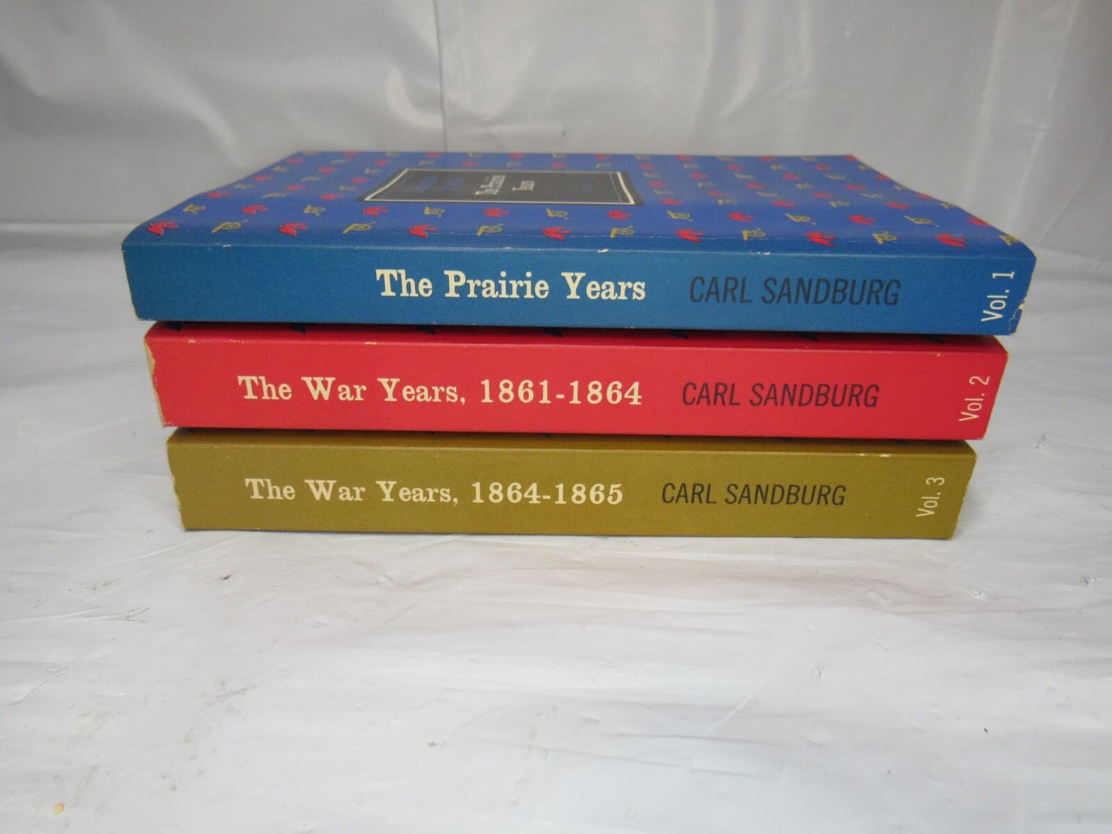 Carl Sandburg's Abraham Lincoln 3 Volume Paperback Set 1968 Dell (P57K) - Thumbnail 6