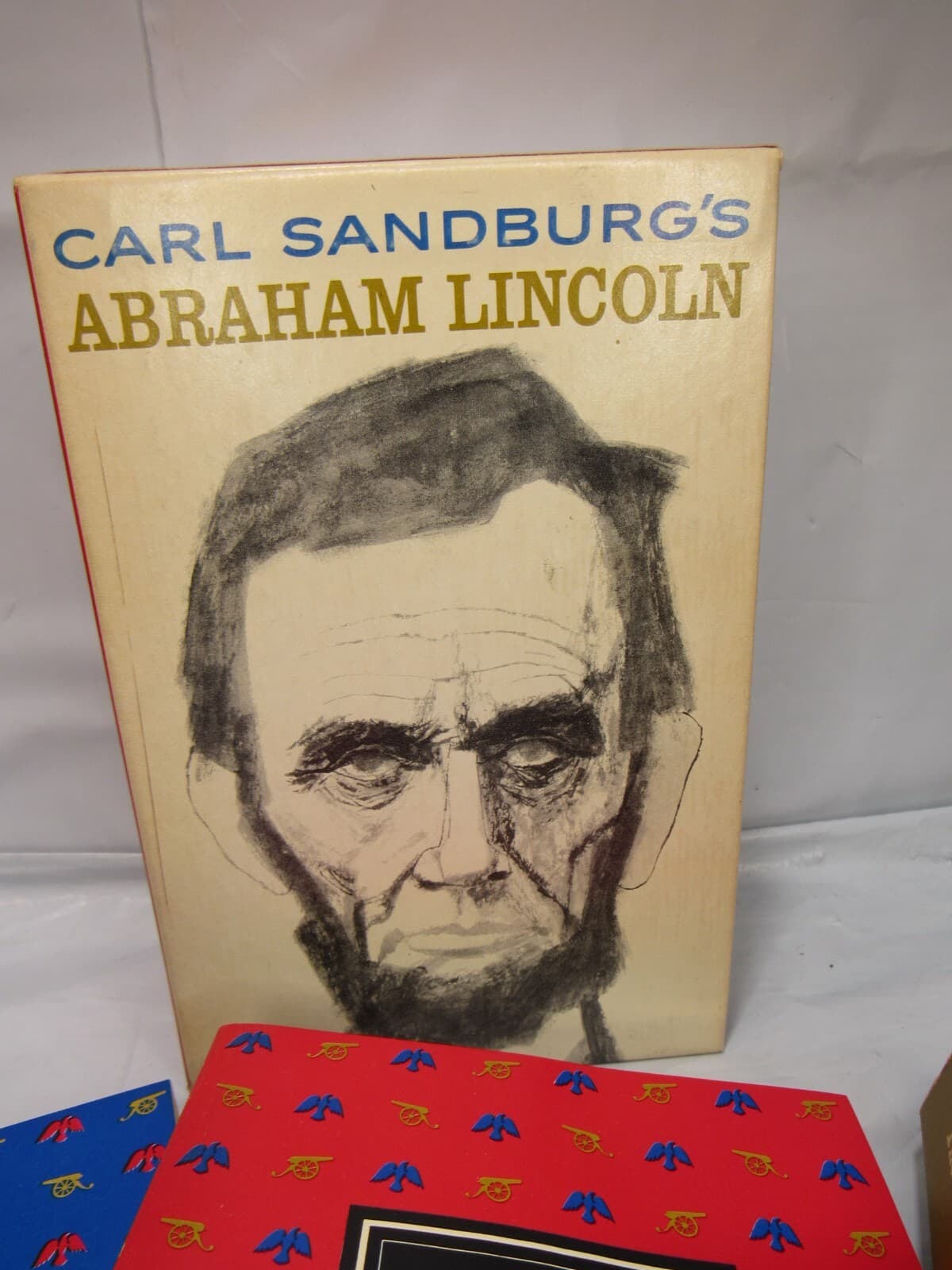 Carl Sandburg's Abraham Lincoln 3 Volume Paperback Set 1968 Dell (P57K) - Thumbnail 2