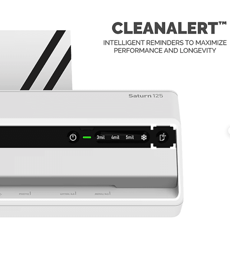 Fellowes Saturn 125 Thermal & Cold Laminator, 12.5" Width, White (5736601) Y74K - Thumbnail 20