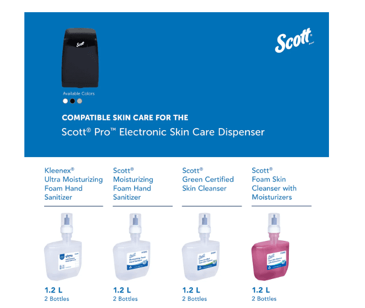 Scott Pro High Capacity Automatic Soap and Hand Sanitizer Dispenser (32504) L28K - Thumbnail 2