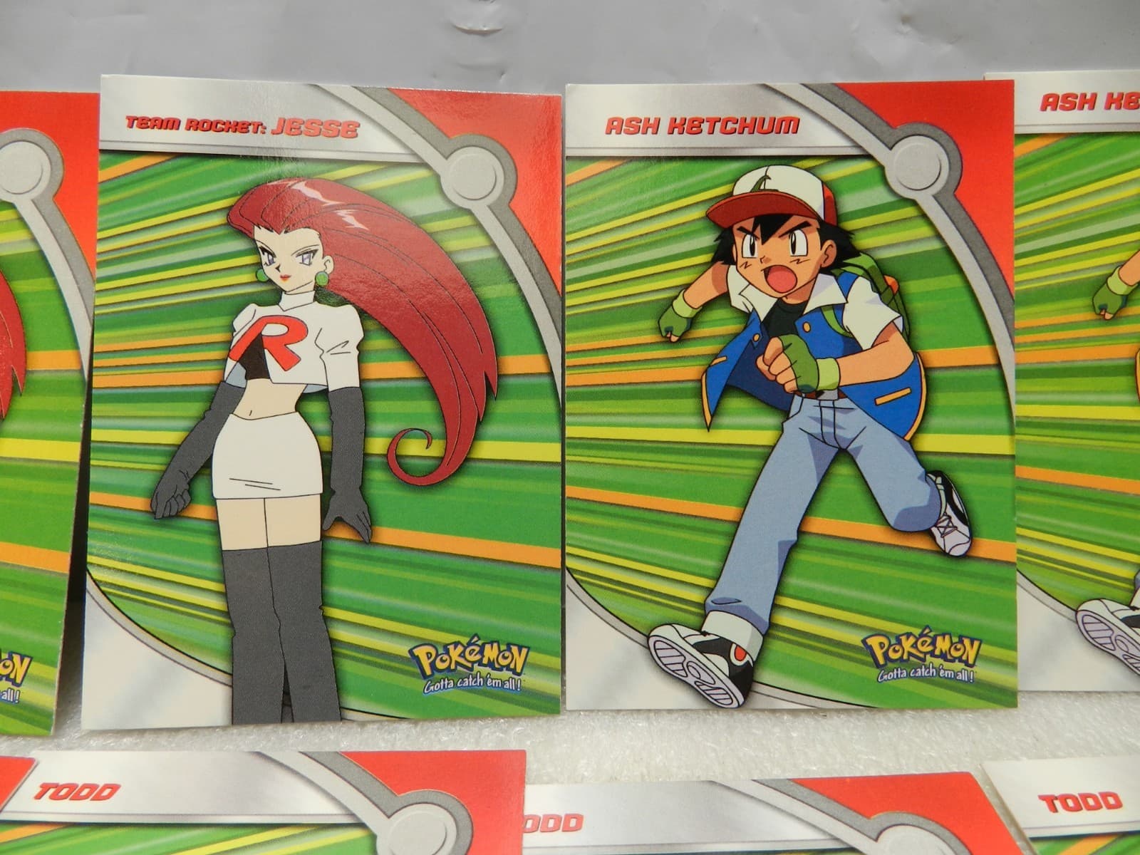 2000 Topps Pokemon Tv Animation Series Heroes And Villains Cards Y78JJ - Thumbnail 3