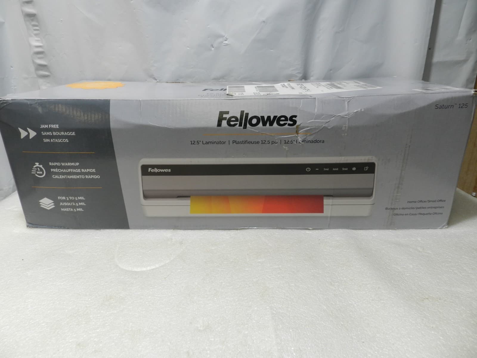 Fellowes Saturn 125 Thermal & Cold Laminator, 12.5" Width, White (5736601) Y74K - Thumbnail 13