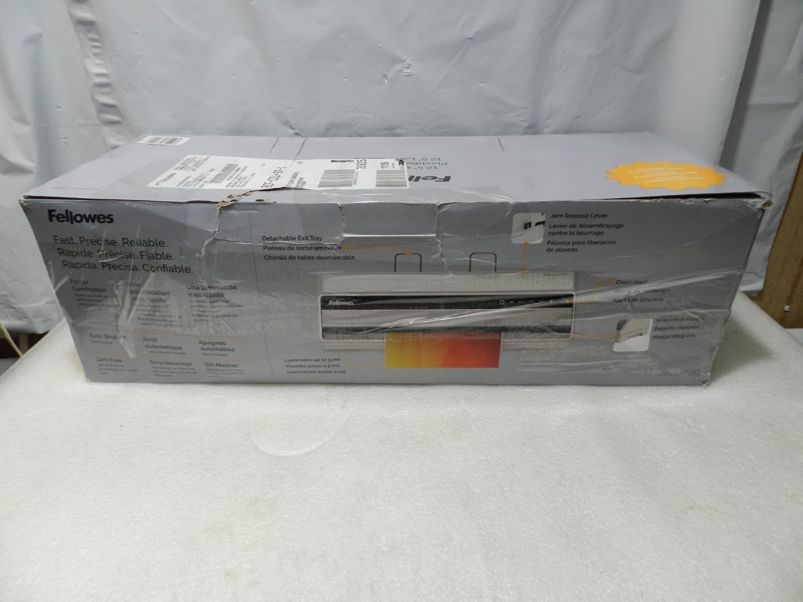 Fellowes Saturn 125 Thermal & Cold Laminator, 12.5" Width, White (5736601) Y74K - Thumbnail 18