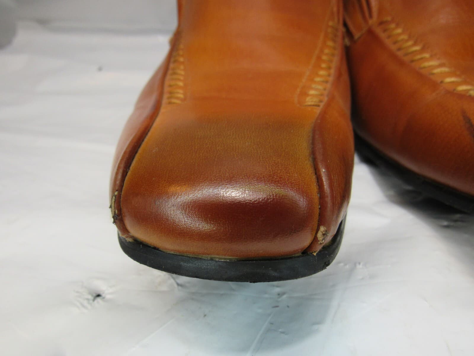 Bruno Marc Men Gordon Leather Classic Dress Shoe Slip On Size 14 brown (P61K - Thumbnail 3